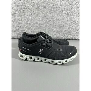 On Cloud 5 Shoes Womens 8.5 Black Gray White Running Athletic Tennis Sneaker